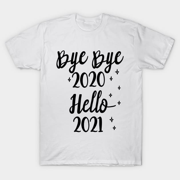 Hello 2021, Happy New Year 2021 Christmas, Merry Christmas T-Shirt by artspot